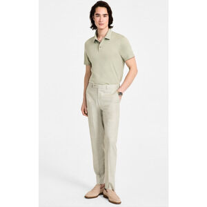 Calvin Klein Men Slim Fit Dress Pants Taupe Size 38X32